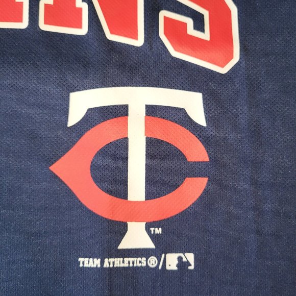Minnesota Twins Jersey Ringer T-shirt Genuine MLB Merchandise Unisex Sz XL - Picture 2 of 4